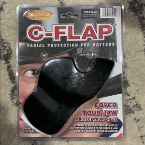 Markwort C-Flap facial protection for batters